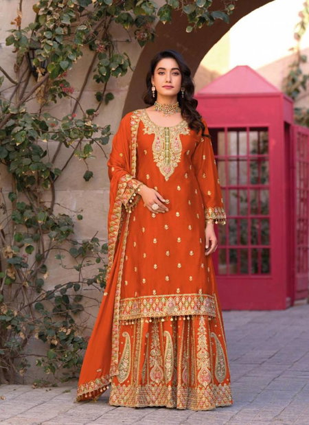 Gold Vol 1 By Your Choice Heavy Chinon Readymade Suit Orders In India